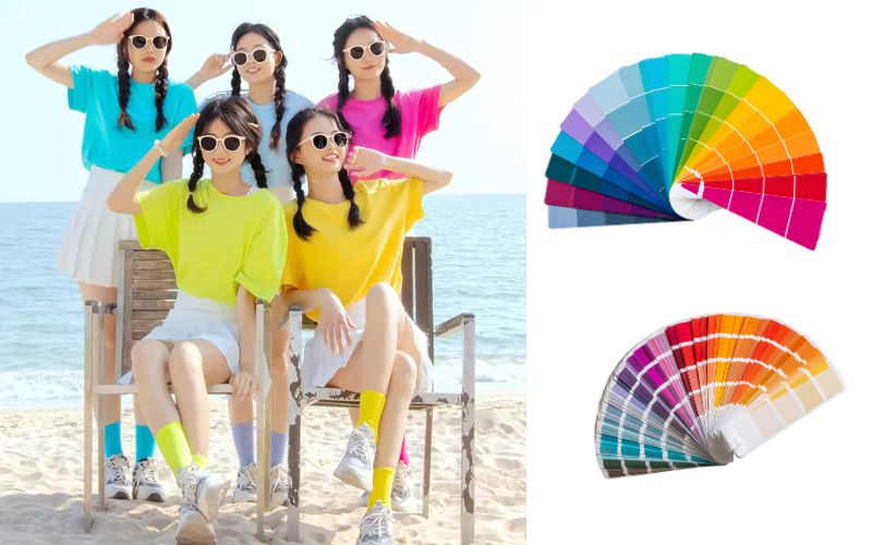 Áo lớp, áo teambuilding sử dụng màu sắc đa dạng